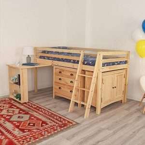 Natural Mid Sleeper Bed