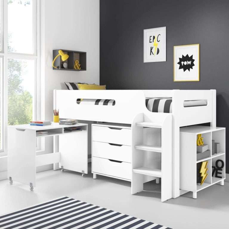 Mid Sleeper Beds with Desk Mid Sleepers