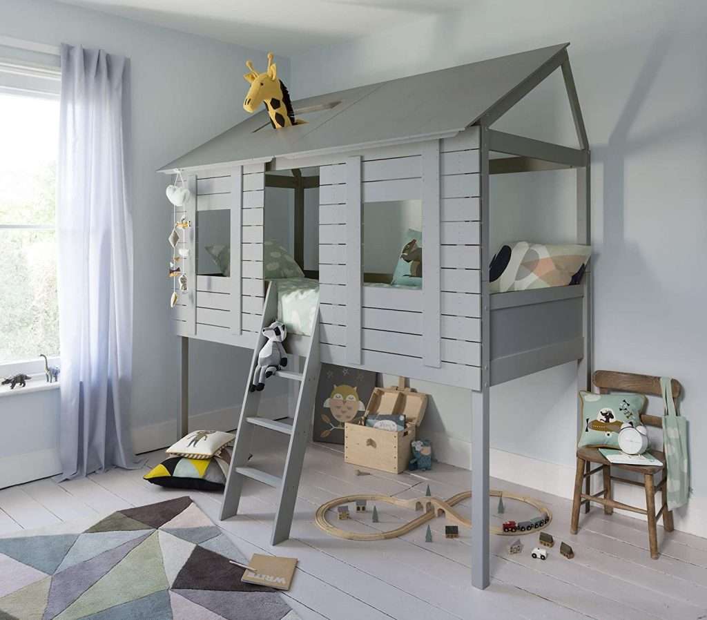 Grey Treehouse Midsleeper Bed Mid Sleepers