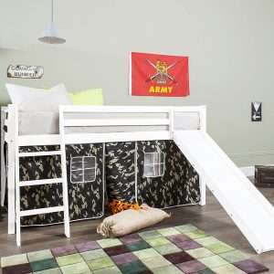 Midsleeper Bed with Army Camouflage