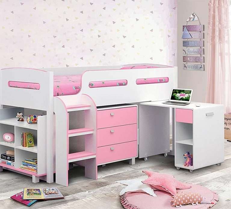 Julian Bowen Kimbo Girls Cabin Bed Mid Sleepers