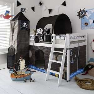 Midsleeper Bed with Pirate Tent